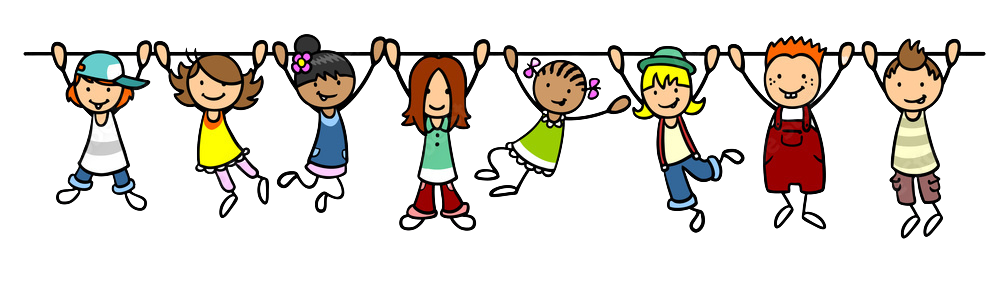 Children holding hands